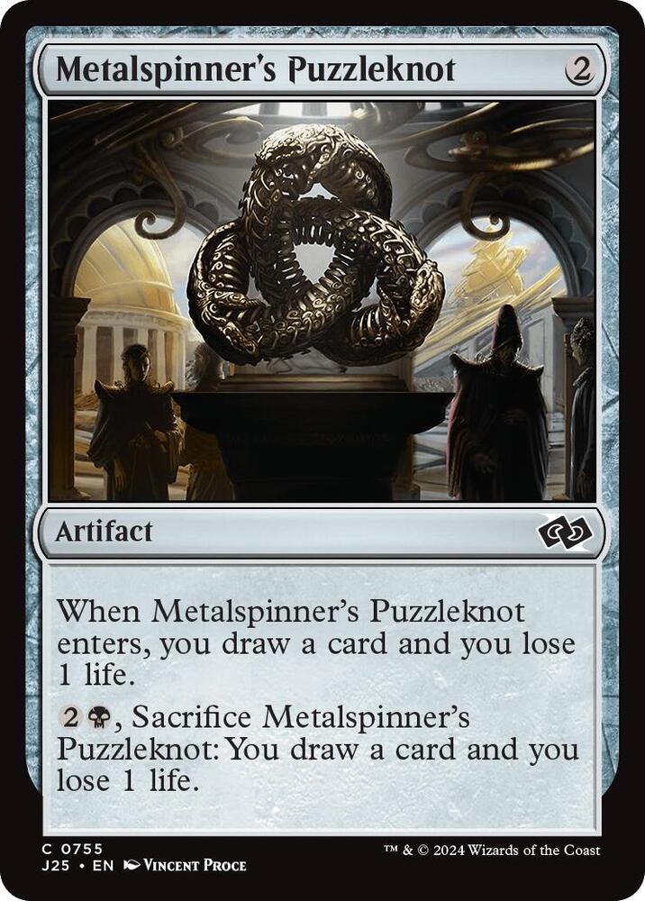 Metalspinner's Puzzleknot 755 card from Foundations Jumpstart