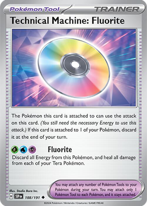 Technical Machine: Fluorite 188/191 card from SV08: Surging Sparks