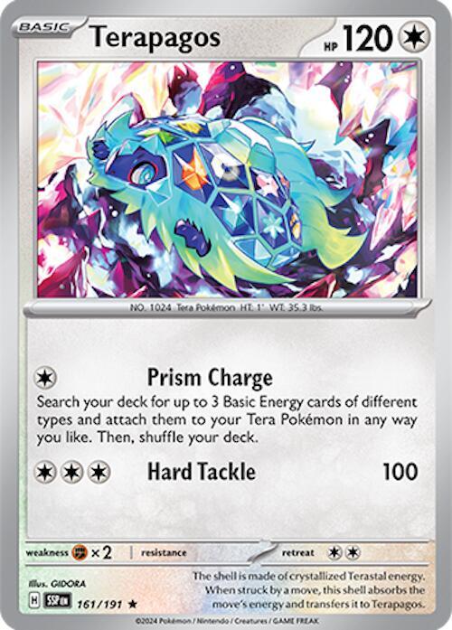 Terapagos 161/191 card from SV08: Surging Sparks