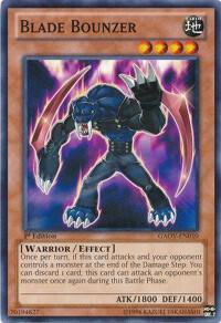 Blade Bounzer GAOV-EN010 card from Galactic Overlord