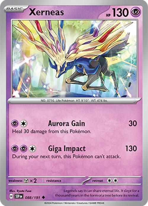 Xerneas 088/191 card from SV08: Surging Sparks