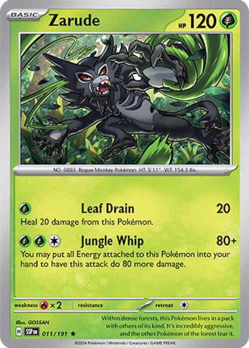 Zarude 011/191 card from SV08: Surging Sparks
