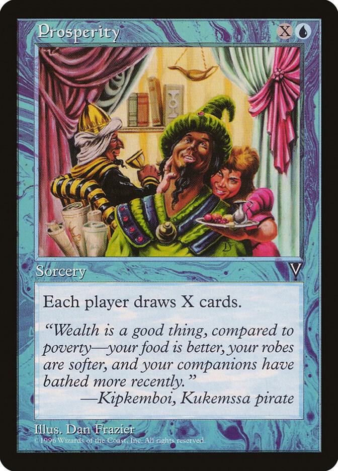 Prosperity card from Visions