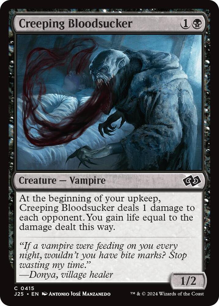 Creeping Bloodsucker 415 card from Foundations Jumpstart