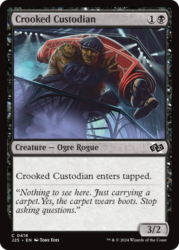 Crooked Custodian 416 card from Foundations Jumpstart