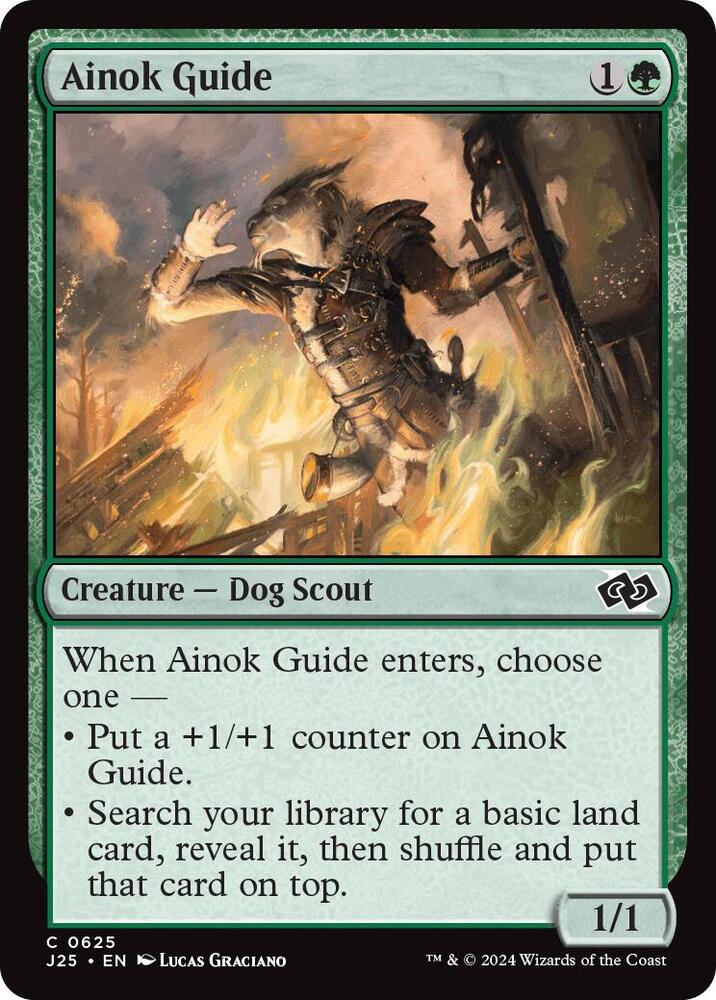 Ainok Guide 625 card from Foundations Jumpstart