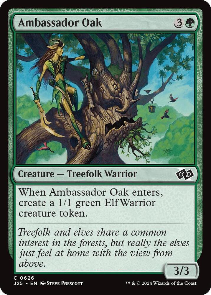 Ambassador Oak 626 card from Foundations Jumpstart