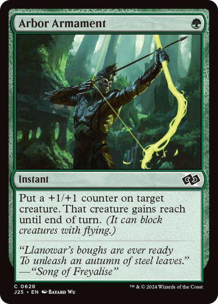 Arbor Armament 628 card from Foundations Jumpstart