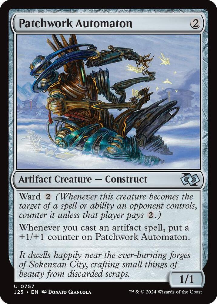 Patchwork Automaton 757 card from Foundations Jumpstart