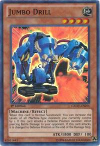 Jumbo Drill GAOV-EN015 card from Galactic Overlord
