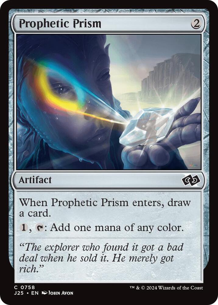Prophetic Prism 758 card from Foundations Jumpstart