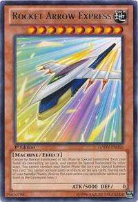 Rocket Arrow Express GAOV-EN016 card from Galactic Overlord