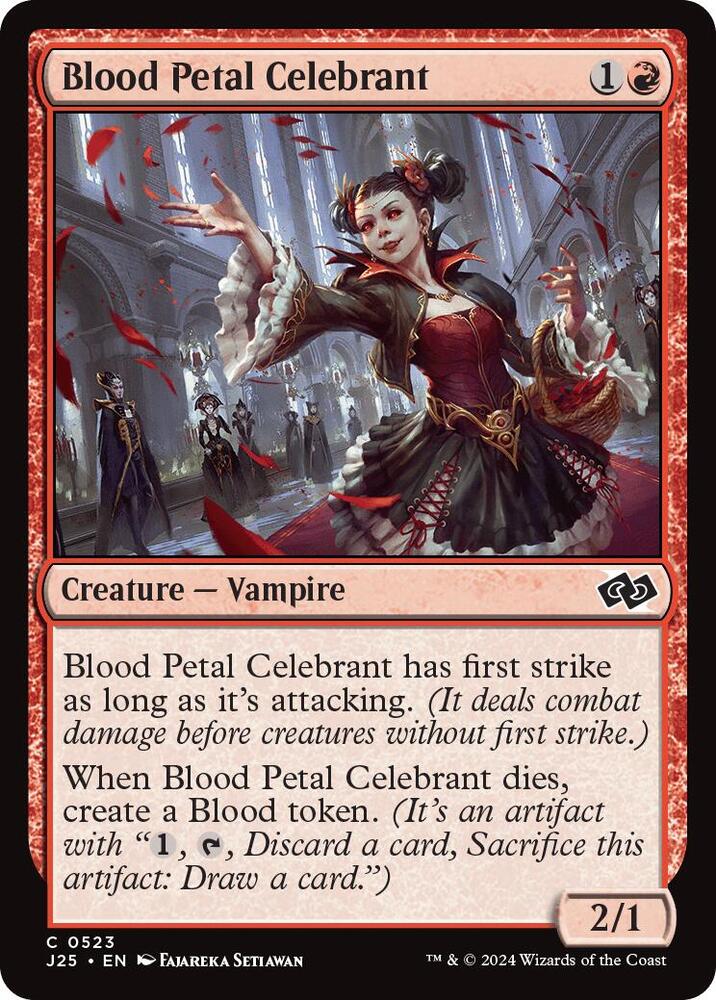 Blood Petal Celebrant 523 card from Foundations Jumpstart