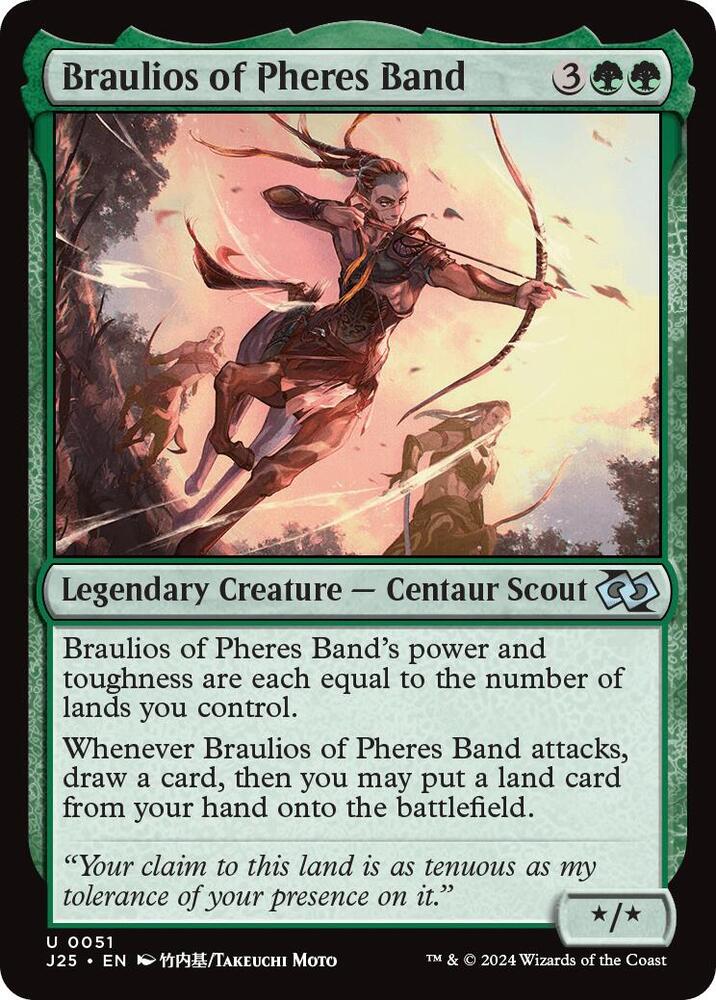 Braulios of Pheres Band (Anime) 51 card from Foundations Jumpstart