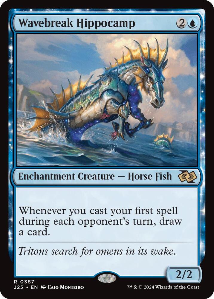 Wavebreak Hippocamp 387 card from Foundations Jumpstart
