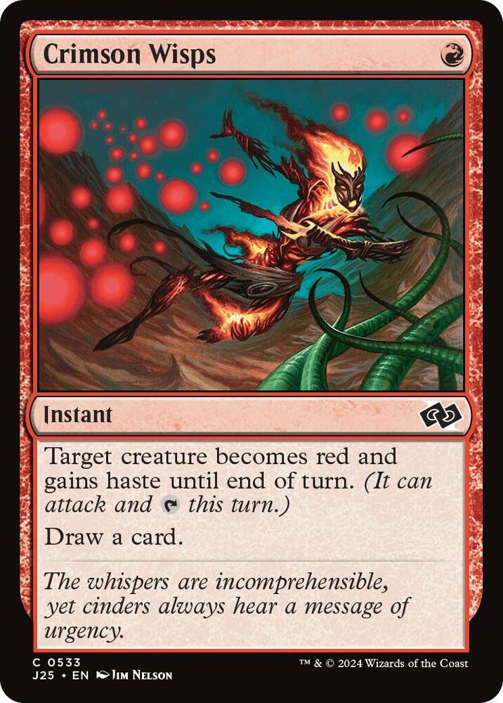 Crimson Wisps 533 card from Foundations Jumpstart