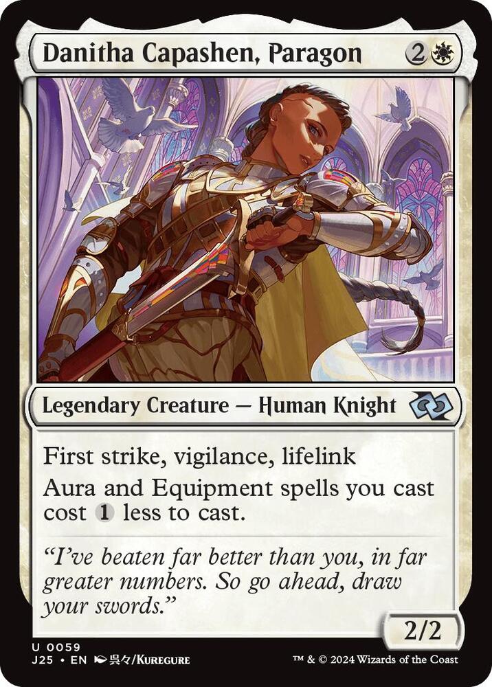 Danitha Capashen, Paragon (Anime) 59 card from Foundations Jumpstart