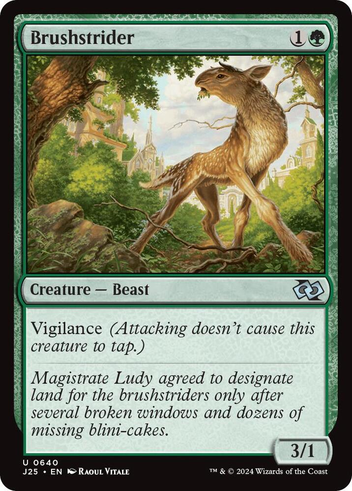 Brushstrider 640 card from Foundations Jumpstart