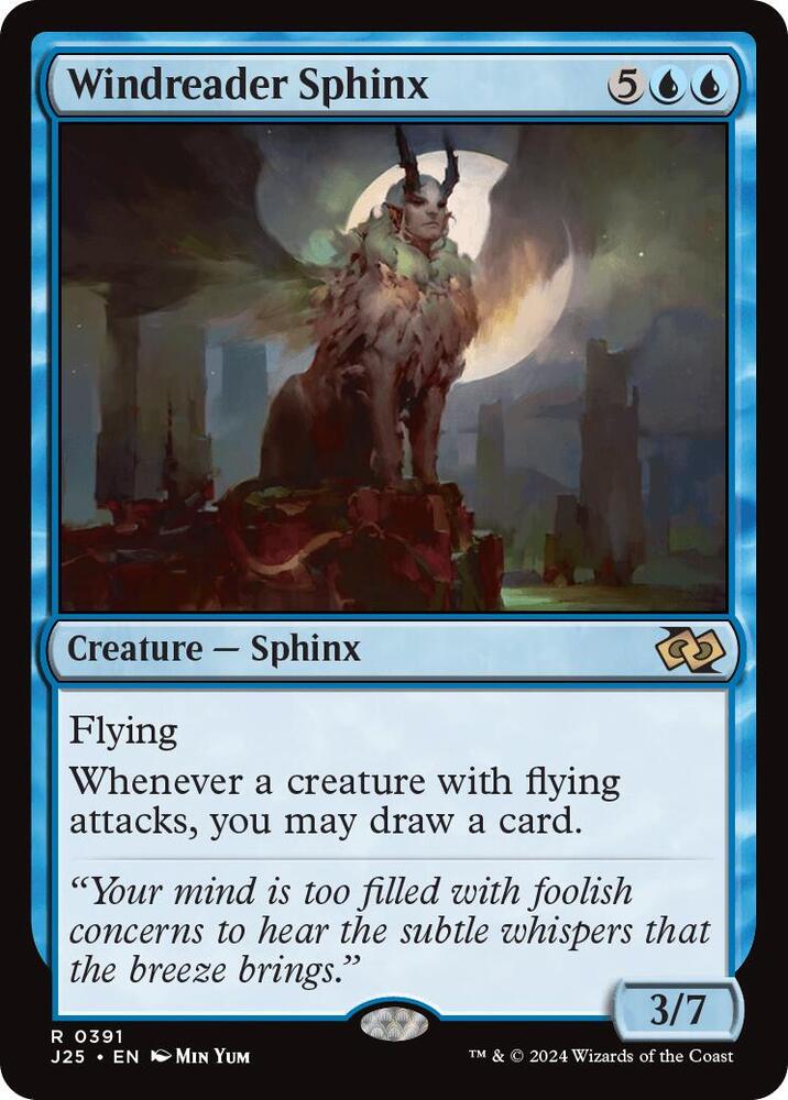 Windreader Sphinx 391 card from Foundations Jumpstart