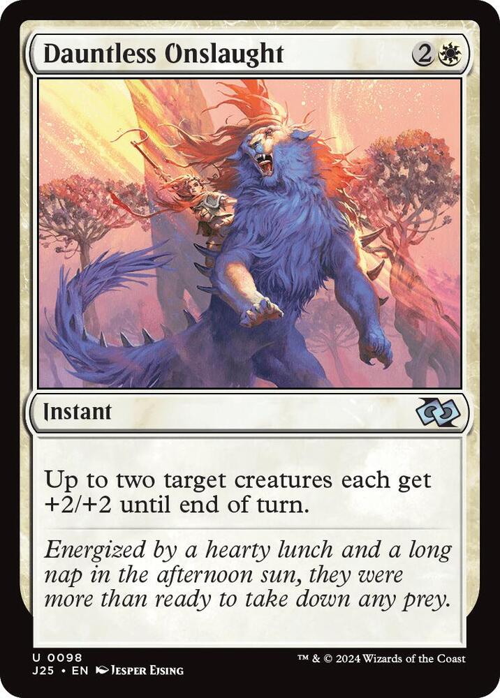 Dauntless Onslaught 98 card from Foundations Jumpstart