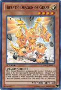 Hieratic Dragon of Gebeb GAOV-EN019 card from Galactic Overlord