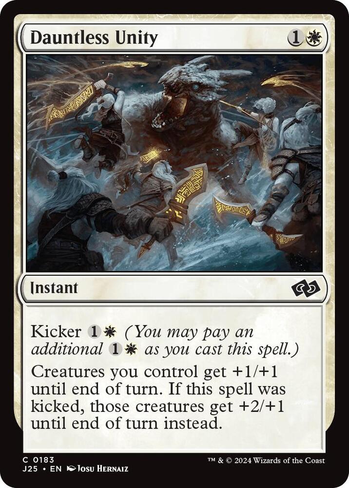 Dauntless Unity 183 card from Foundations Jumpstart