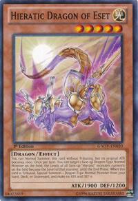 Hieratic Dragon of Eset GAOV-EN020 card from Galactic Overlord