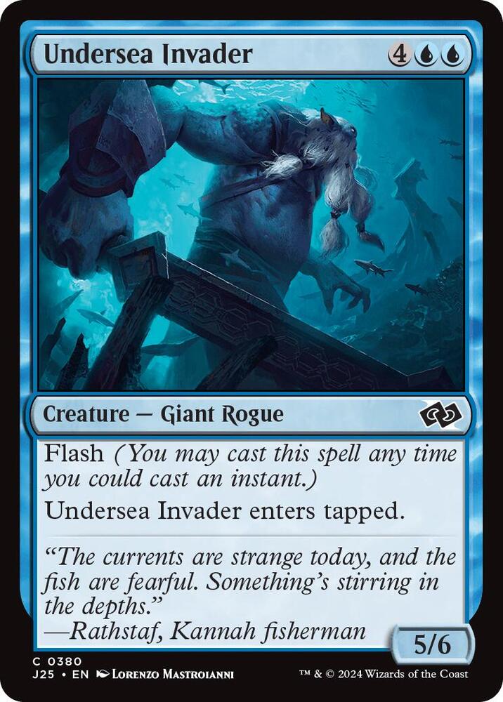 Undersea Invader 380 card from Foundations Jumpstart
