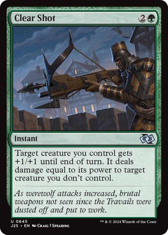Clear Shot 645 card from Foundations Jumpstart