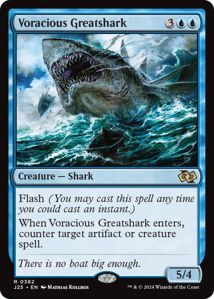 Voracious Greatshark 382 card from Foundations Jumpstart