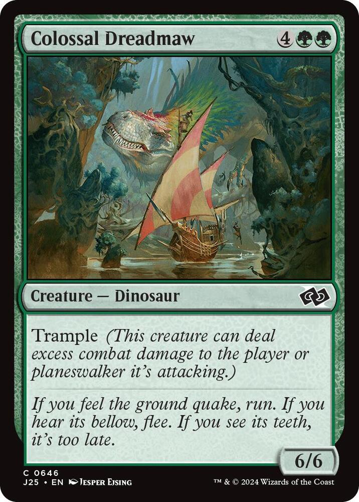 Colossal Dreadmaw 646 card from Foundations Jumpstart