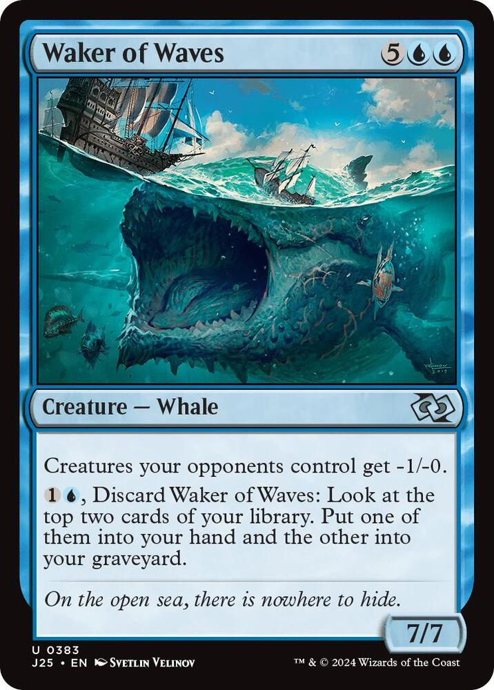 Waker of Waves 383 card from Foundations Jumpstart