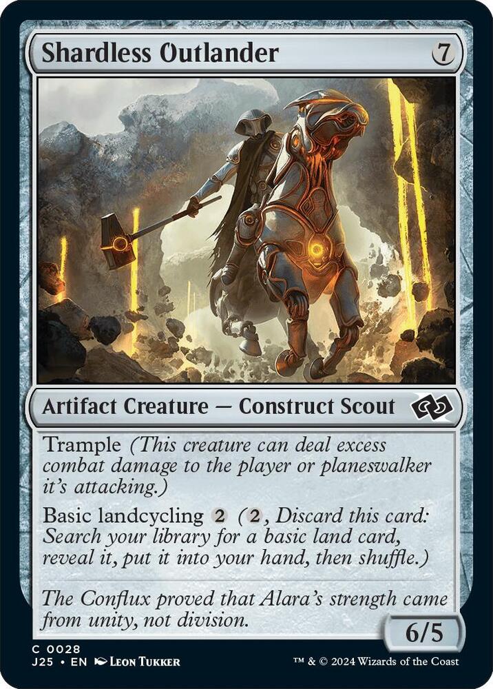 Shardless Outlander 28 card from Foundations Jumpstart