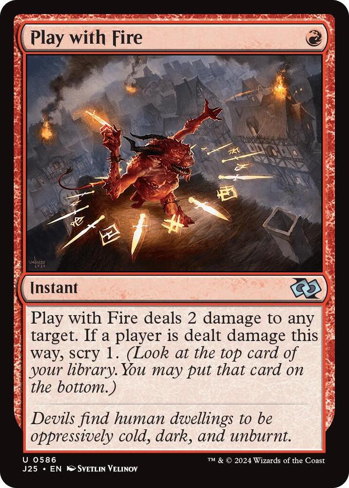 Play with Fire 586 card from Foundations Jumpstart