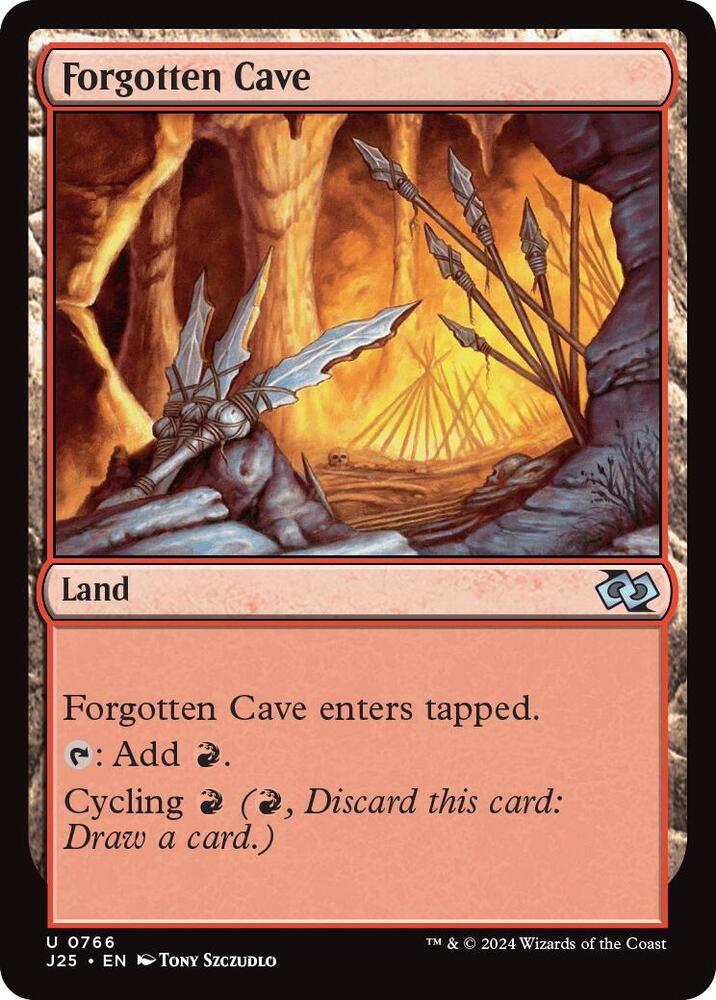 Forgotten Cave 766 card from Foundations Jumpstart