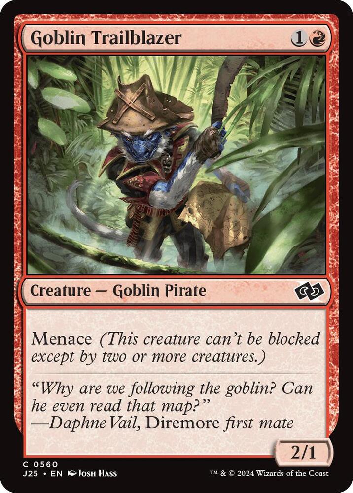 Goblin Trailblazer 560 card from Foundations Jumpstart