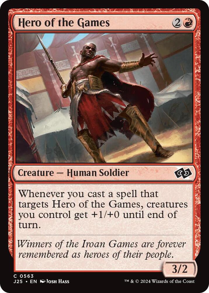 Hero of the Games 563 card from Foundations Jumpstart
