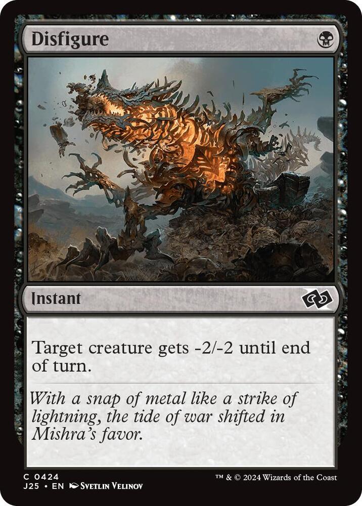 Disfigure 424 card from Foundations Jumpstart