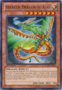 Hieratic Dragon of Asar GAOV-EN024 card from Galactic Overlord
