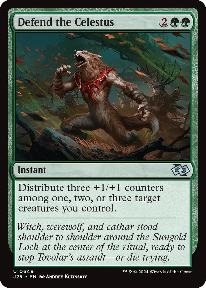 Defend the Celestus 649 card from Foundations Jumpstart