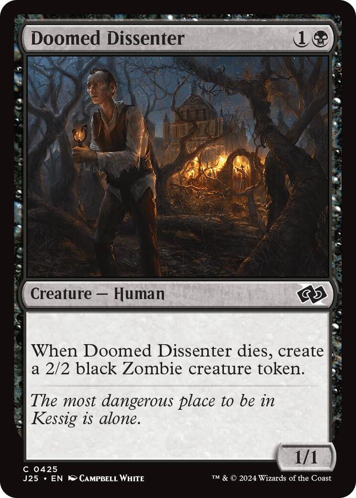 Doomed Dissenter 425 card from Foundations Jumpstart