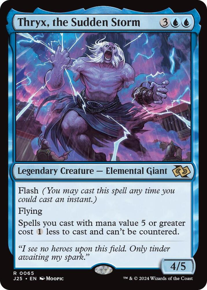 Thryx, the Sudden Storm (Anime) 65 card from Foundations Jumpstart