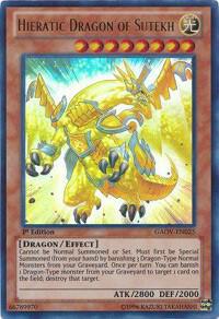 Hieratic Dragon of Sutekh GAOV-EN025 card from Galactic Overlord