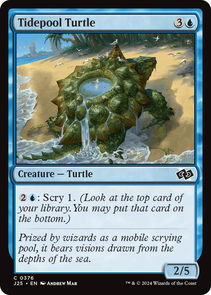 Tidepool Turtle 376 card from Foundations Jumpstart