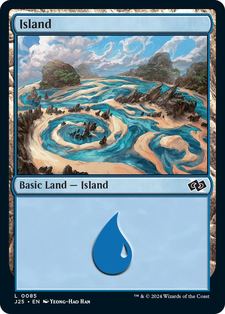 Island 85 card from Foundations Jumpstart