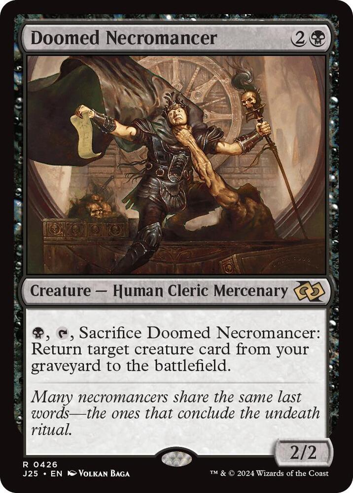 Doomed Necromancer 426 card from Foundations Jumpstart