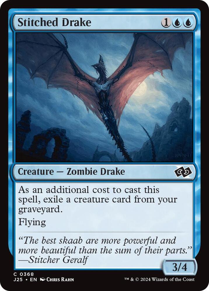 Stitched Drake 368 card from Foundations Jumpstart