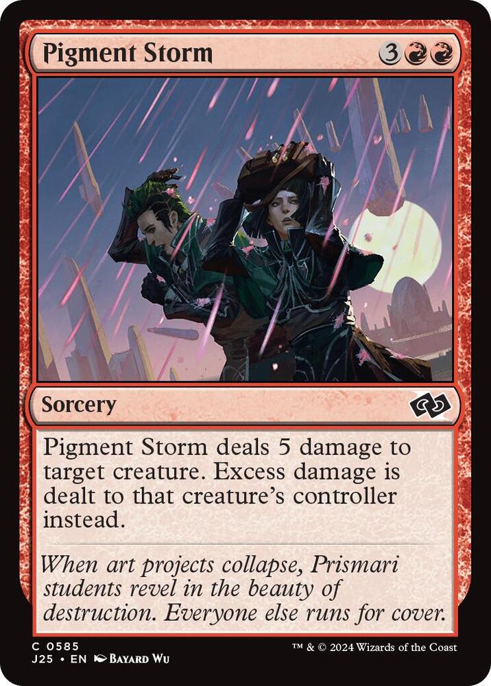 Pigment Storm 585 card from Foundations Jumpstart