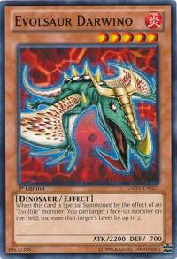 Evolsaur Darwino GAOV-EN027 card from Galactic Overlord