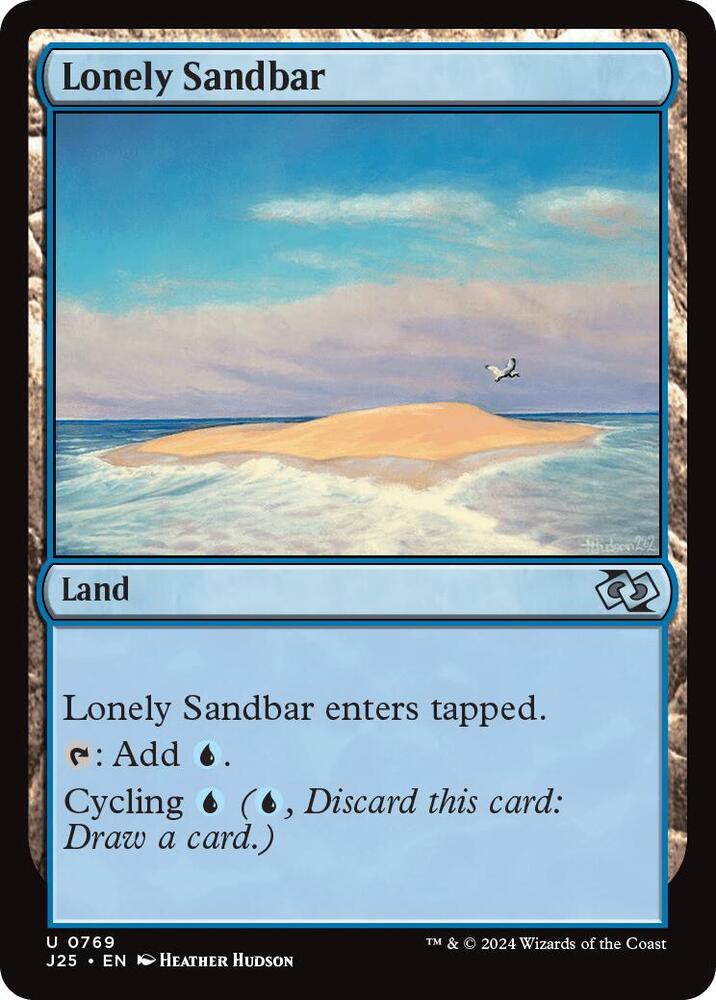 Lonely Sandbar 769 card from Foundations Jumpstart